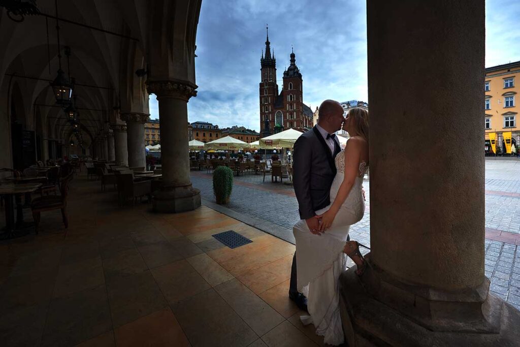 Sesja ślubna 7 sesja ślubna rynek główny kraków