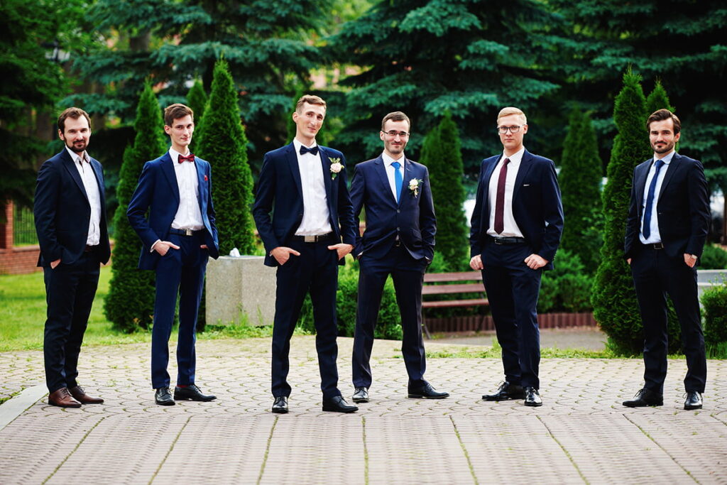 Reportaż ślubny 94 pan młody i jego ekipa
